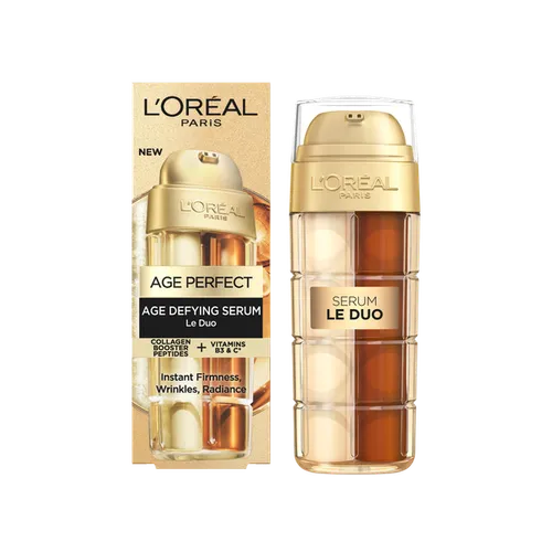 L'Oreal Paris Age Perfect, Age Defying Serum Le Duo (Odmładzające serum do twarzy)