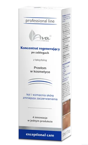 Laboratorium Kosmetyczne AVA Professional Line, Koncentrat regenerujący po zabiegach z taksyfoliną