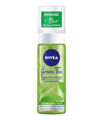 Nivea Green Tea, Pianka oczyszczająca z bio zieloną herbatą i antyoksydantami