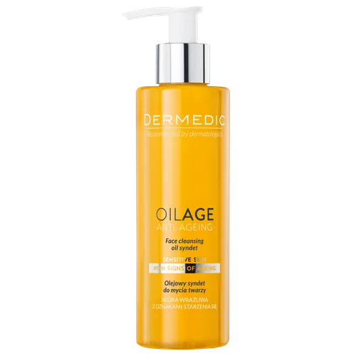 Dermedic Oilage, Anti-Ageing, Olejowy syndet do mycia twarzy - 1