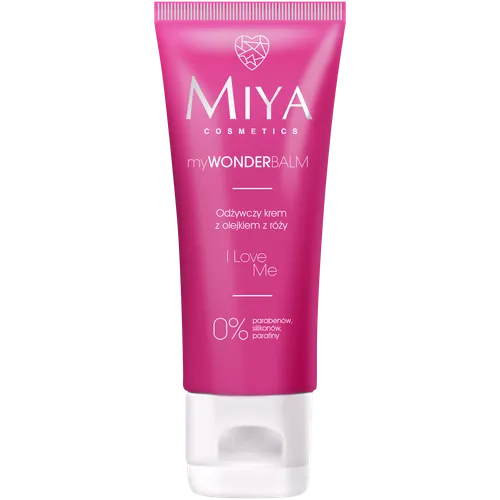 Miya Cosmetics myWONDERBALM I Love Me (Odżywczy krem z olejkiem z róży, do twarzy, rąk i ciała)