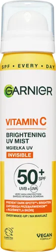 Garnier Vitamin C, Invisible Brightening UV Mist SPF50+ (Mgiełka UV do twarzy SPF50+)