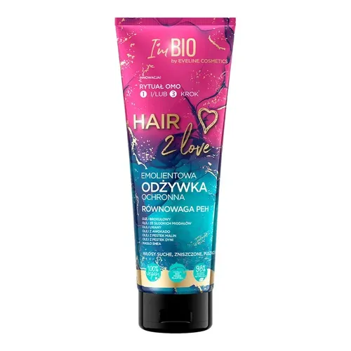 Eveline Cosmetics I'm Bio Hair 2 Love, Emolientowa odżywka ochronna