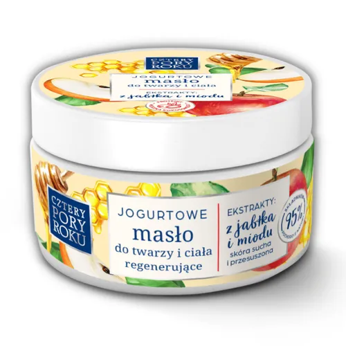 Cztery Pory Roku Masło jogurtowe do ciała regenerujące `Jabłko & miód`