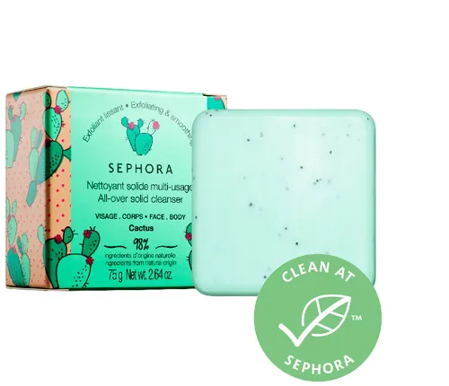 Sephora Collection, All-over Solid Cleanser Cactus (Mydło w kostce `Kaktus`)