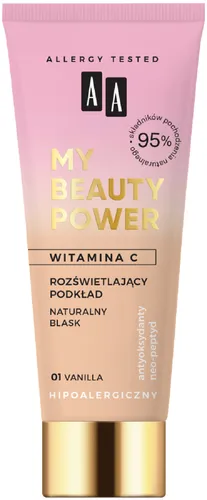 AA My Beauty Power, Rozświetlający podkład