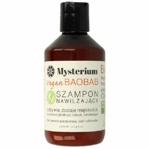 Mysterium Vegan Baobab, Szampon nawilżający - 2