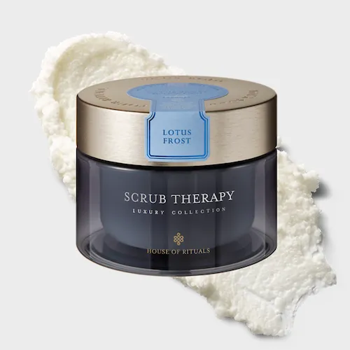 Rituals House of Rituals Luxury Collection, Scrub Therapy, White Lotus Frost Body Scrub (Peeling do ciała)