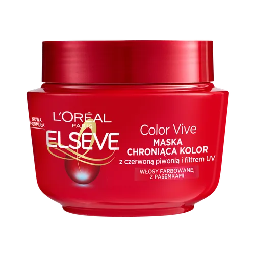 L'Oreal Paris Elseve, Color - Vive, Maska do włosów farbowanych (nowa wersja) - 1