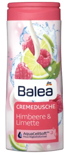 Balea Himbeere	& Limette, Cremedusche (Żel pod prysznic `Maliny i Limetka`)