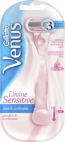 Gillette Divine Sensitive, Maszynka do golenia
