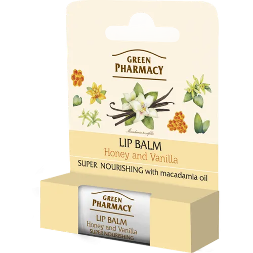 Green Pharmacy Odżywczy balsam do ust SPF 10 `Miód i wanilia` - 1