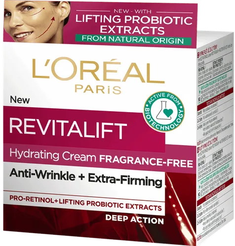 L'Oreal Paris Revitalift, Anti Wrinkle + Extra Firming Hydrating Cream (Nawilżający przeciwzmarszczkowy krem do twarzy)
