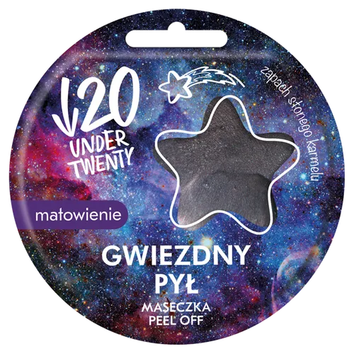 Under Twenty Matująca maska do twarzy peel off  `Gwiezdny Pył`