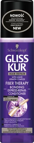 Schwarzkopf Gliss Fiber Therapy, Odżywka ekspresowa do włosów przeciążonych