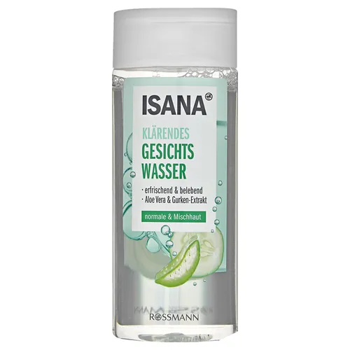Isana Klärendes Gesichtswasser mit Aloe Vera und Gurken-Extrakt (Oczyszczająca woda do twarzy `Aloes & ogórek`) - 1