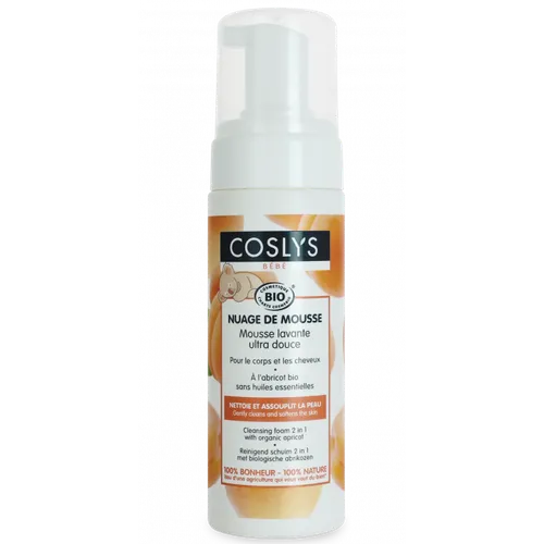 Coslys Bebe, Mousse Lavante a L`Abricot Bio (Pianka bio do mycia dla dzieci) - 1