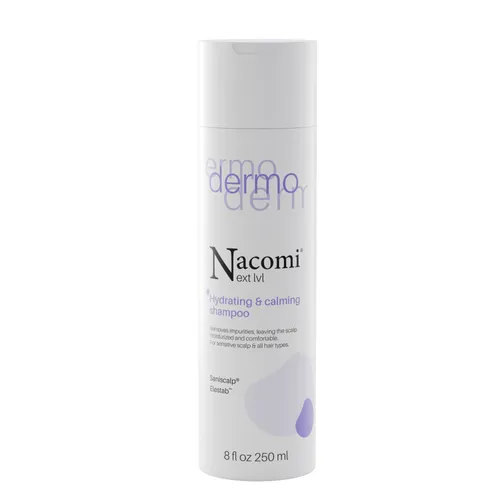 Nacomi Next Lvl, Dermo, Hydrating & Calming Shampoo (Nawilżająco-łagodzący szampon do włosów)