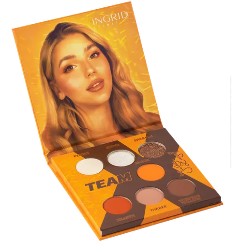 Ingrid Cosmetics Ingrid x Team X, Paleta cieni do powiek `Ember` - 1