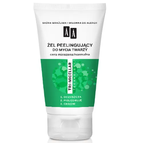 AA Tri-Micellar Technology, Żel peelingujący do mycia twarzy