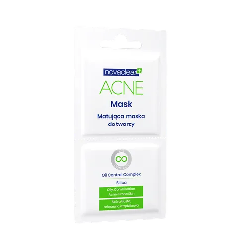 Novaclear Acne, Mask with Oil Control Complex (Maska do twarzy cera tłusta i trądzikowa)