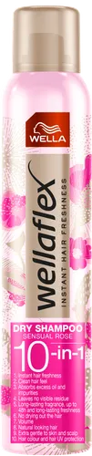 Wella Wellaflex, 10-in-1 Sensual Rose Dry Shampoo (Suchy szampon do włosów)