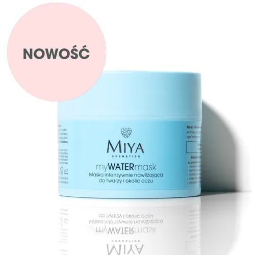 Miya Cosmetics myWATERmask, Maska intensywnie nawilżająca do twarzy i okolic oczu