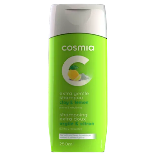 Cosmia Extra Gentle Shampoo  with Clay & Lemon (Szampon z glinką i cytryną)