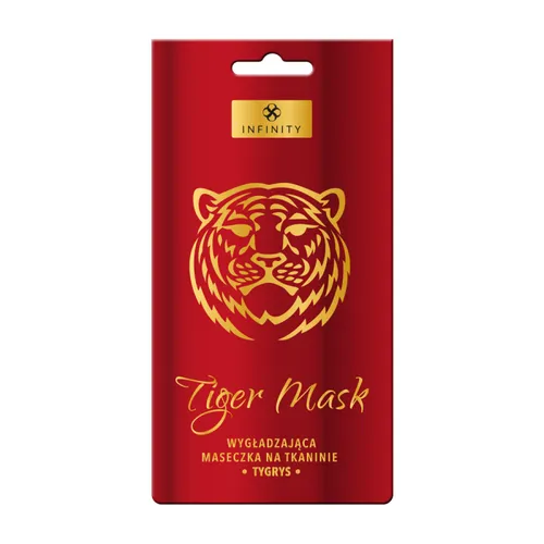 Infinity Animals, Tiger Mask (Wygładzająca maska na tkaninie `Tygrys`)