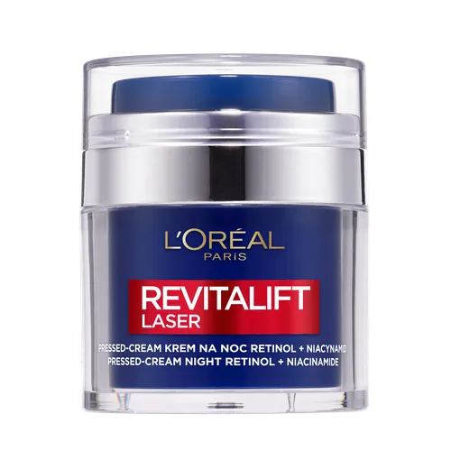 L'Oreal Paris Revitalift Laser, Pressed Cream, Krem na noc Retinol i Niacynamid - 1