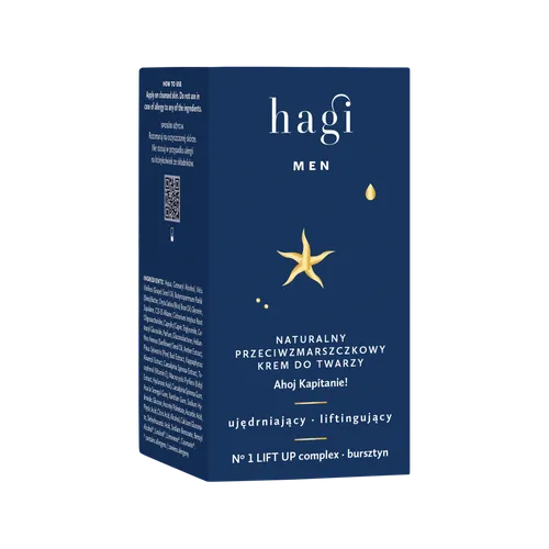 Hagi For Men, Przeciwzmarszczkowy krem do twarzy dla mężczyzn `Ahoj Kapitanie!` - 2
