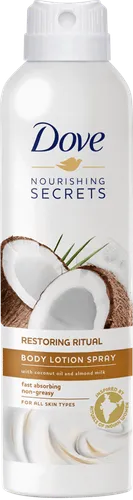 Dove Nourishing Secrets, Restoring Ritual, Body Lotion Spray (Balsam do ciała w sprayu `Kokos`)