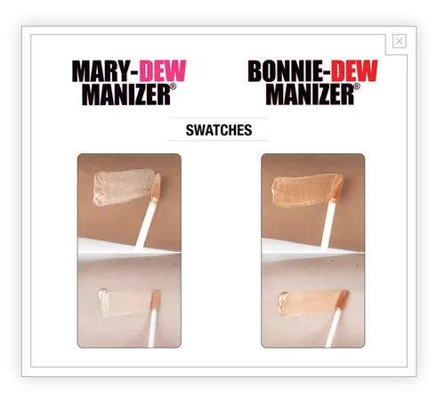 The Balm Mary-Dew Manizer & Bonnie-Dew Manizer, Liquid Highlighter (Rozświetlacz w płynie) - 2