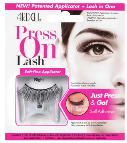 Ardell Lashes Press on Lash 105 (Sztuczne rzęsy na pasku z aplikatorem)