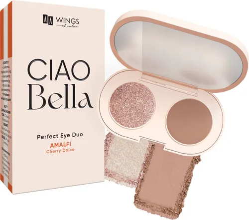 AA Wings of Color Ciao Bella, Amalfi Cherry Dolce, Perfect Eye Duo (Podwójne cienie do powiek) - 1