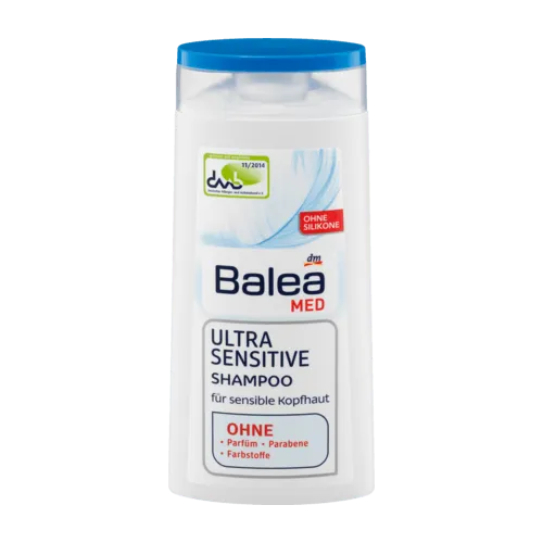 Balea Med, Ultra Sensitive Shampoo (Szampon do wrażliwej skóry głowy)