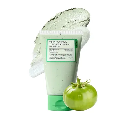 Fully Green Tomato Clay Pack Cleanser (Maska oczyszczająca z glinką i zielonym pomidorem)