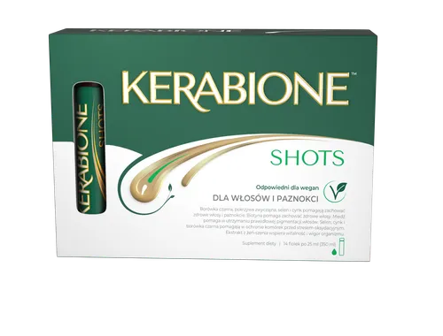 Kerabione Shots dla włosów i paznokci, Suplement diety - 1