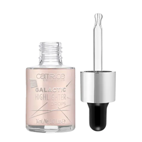 Catrice Holographic Glow, Galactic Highlighter Drops (Rozświetlacz w płynie)