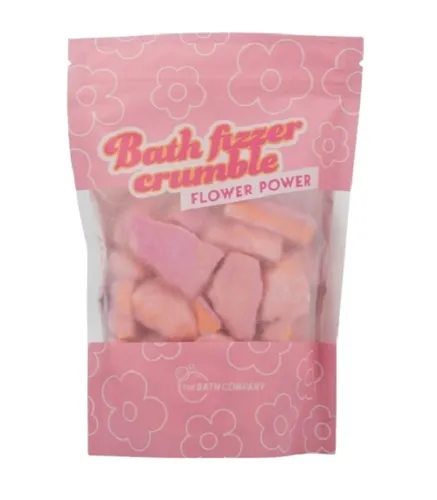Action The Bath Company, Bath Fizzer Crumble Flower Power (Musująca kruszonka do kąpieli)