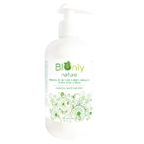 BIOnly Nature, Mleczko do rąk i ciała z olejem makowym