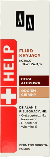 AA Help, Fluid kryjący kojąco-nawilżający do cery atopowej - 2