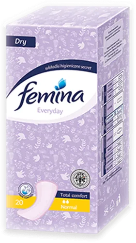 Femina Everyday, Wkładki higieniczne `Normal Total Comfort`