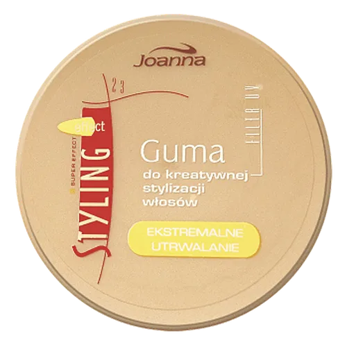 Joanna Styling Effect, Guma do kreatywnej stylizacji włosów `Ekstramocna złota` - 1