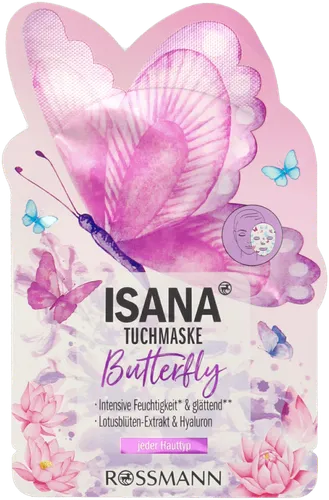 Isana Butterfly Tuchmaske (Maseczka w płachcie)