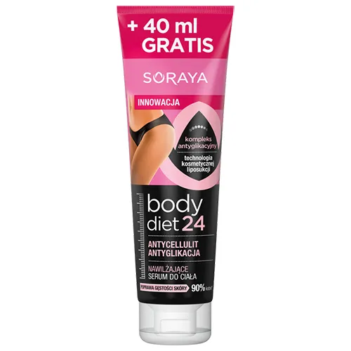 Soraya Body Diet 24, Nawilżające serum do ciała `Antycellulit Antyglikacja`