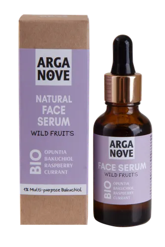 Arganove Liftingujace serum do twarzy z bakuchiolem `Dzikie owoce ` - 1