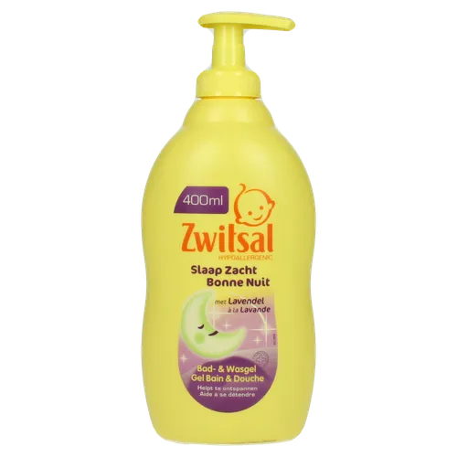 Zwitsal Slaap Zacht Bonne Nuit mit Lavender Bad- & Wasgel (Żel do kąpieli na spokojny sen)