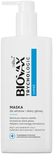 L'biotica Biovax Trychologic, Łupież, Maska do włosów i skóry głowy