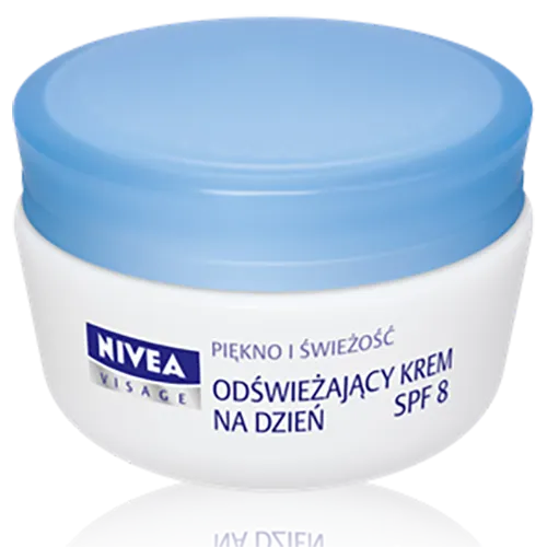 Nivea Visage, Piękno i Świeżość, Odświeżający krem na dzień, SPF 8